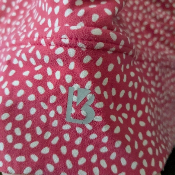 Buffbunny Red And White Polka Dot Women's Sports Bra Size Medium - Picture 3 of 4